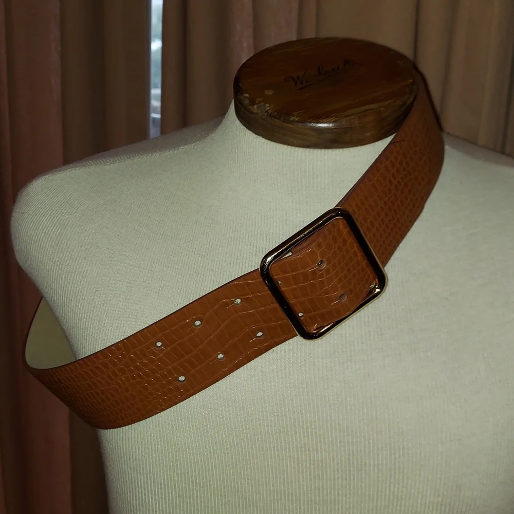 Target Double Center Prong Belt Brown‎ Size Medium